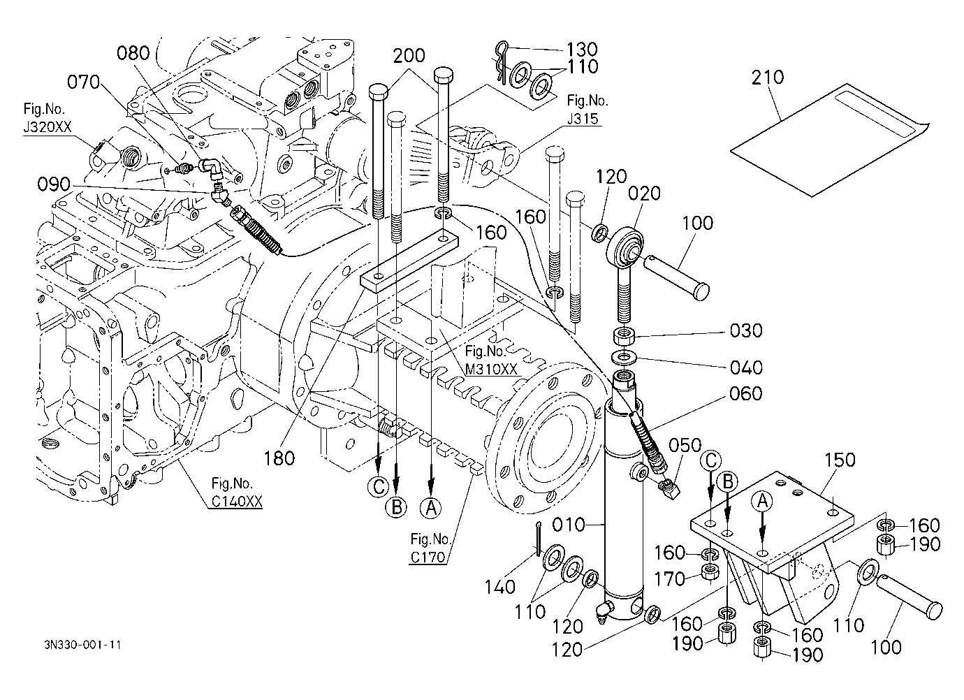 Assist Cylinder Kit Lh (W/G No.M7660) [Option]