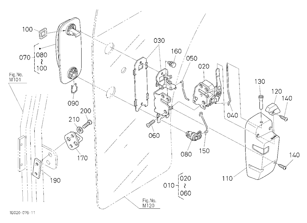 Door Lock Rh [Cab Type]