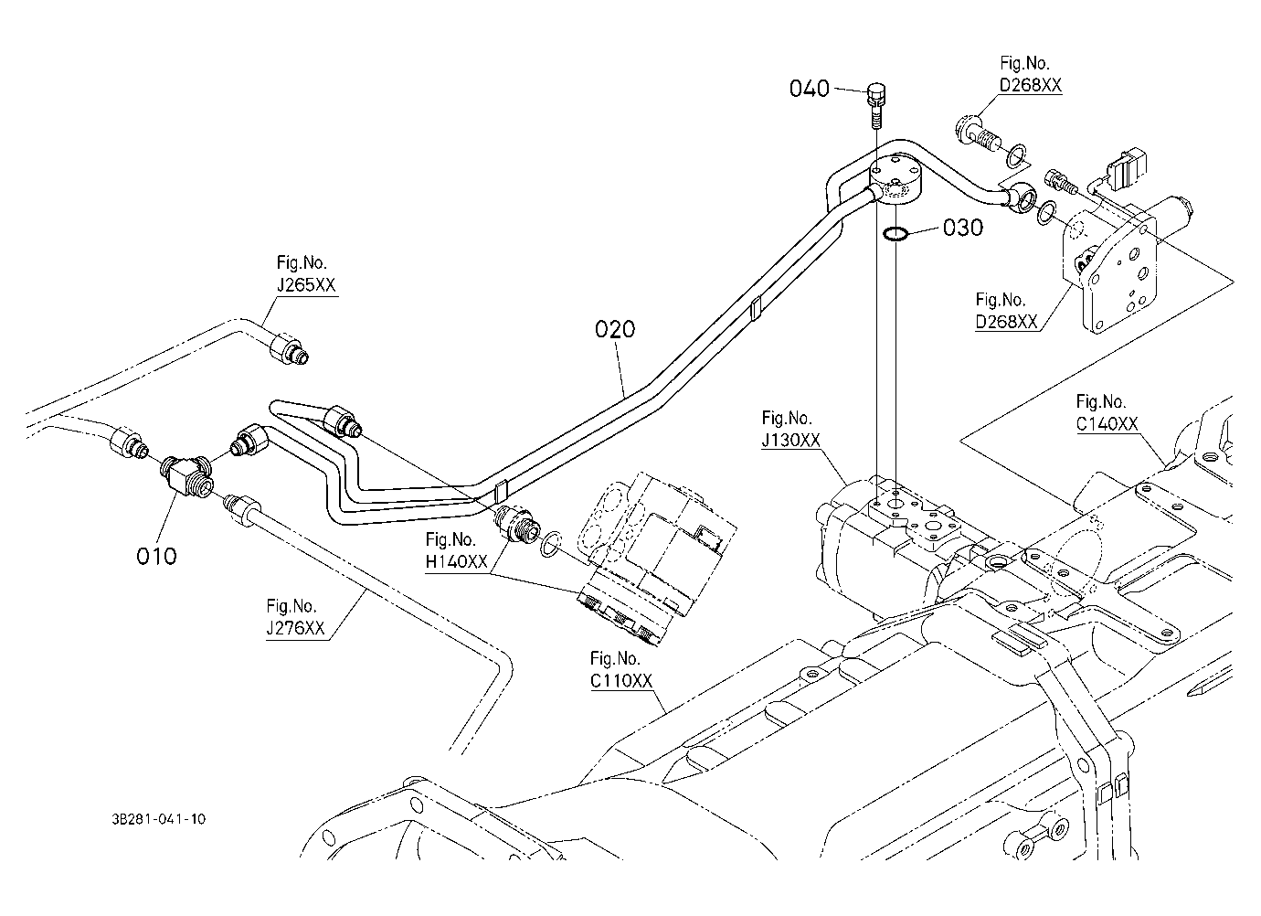 Hydraulic Oil Line (Steering/Pto)