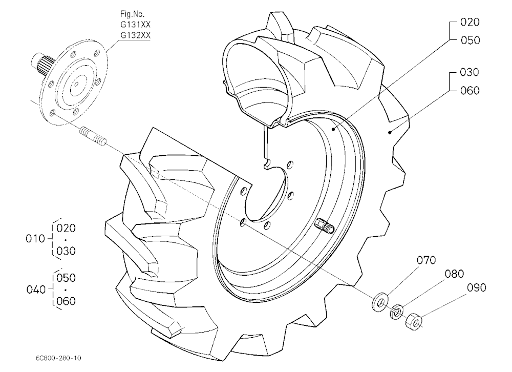Front Wheel (7-12 Us)