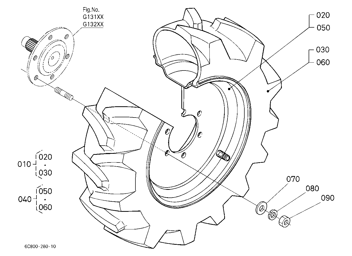 Front Wheel (7-12 Us)