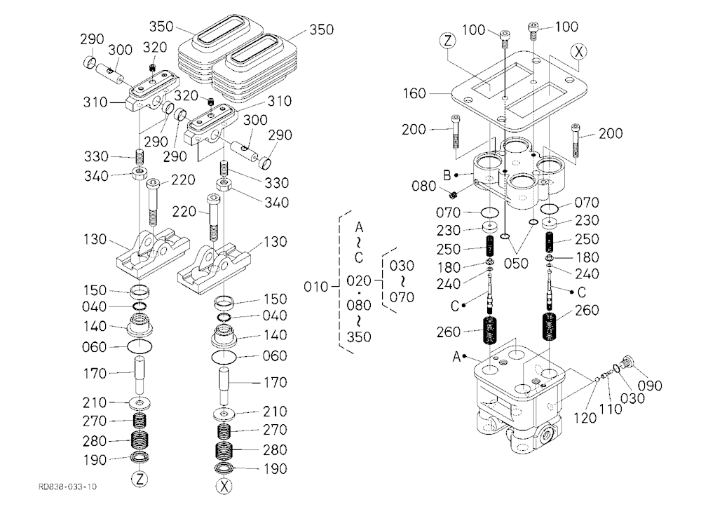 Pilot Valve (Travel) [Component Parts]