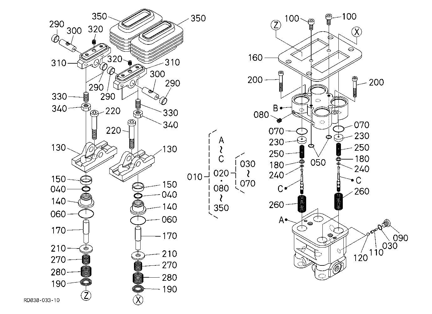 Pilot Valve (Travel) [Component Parts]