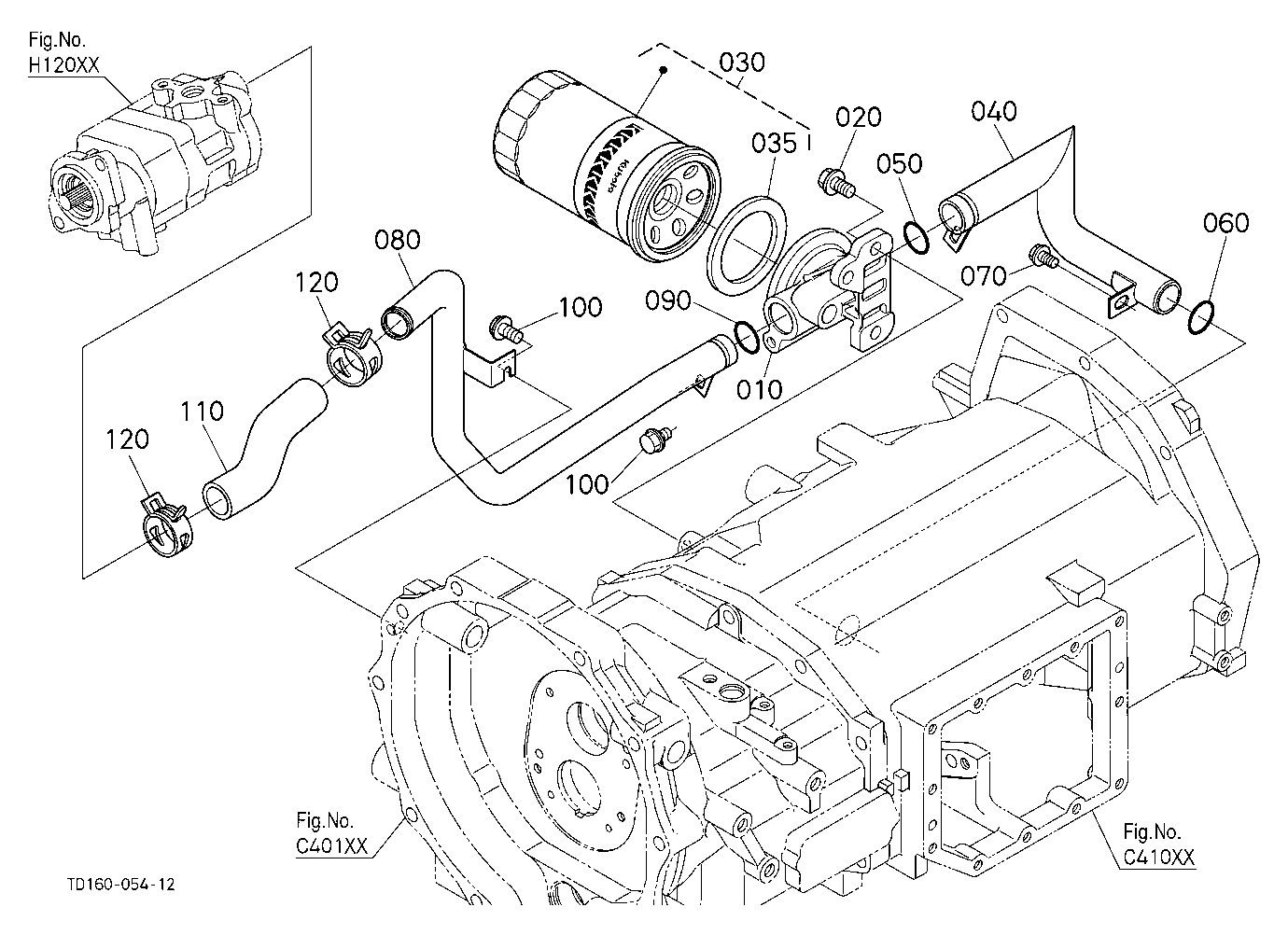 Hydraulic Oil Line (Inlet)