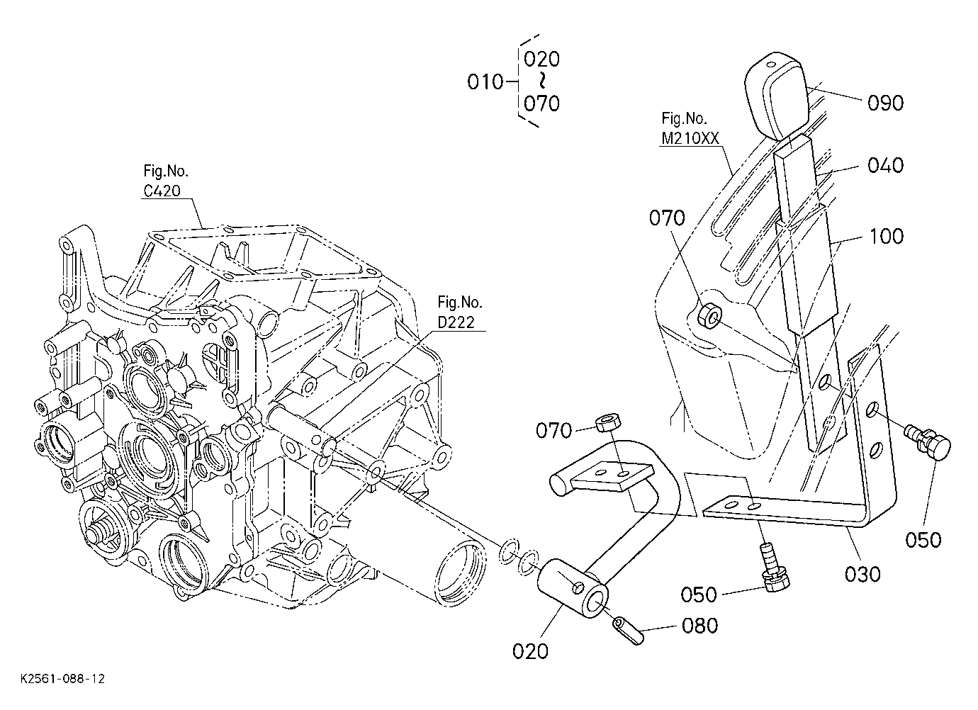 Pto Select Lever