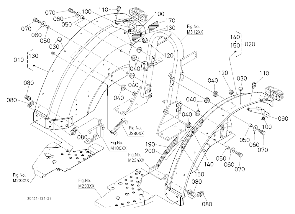 Fender (Upper Position) [Rear Wheel 480/65R24]