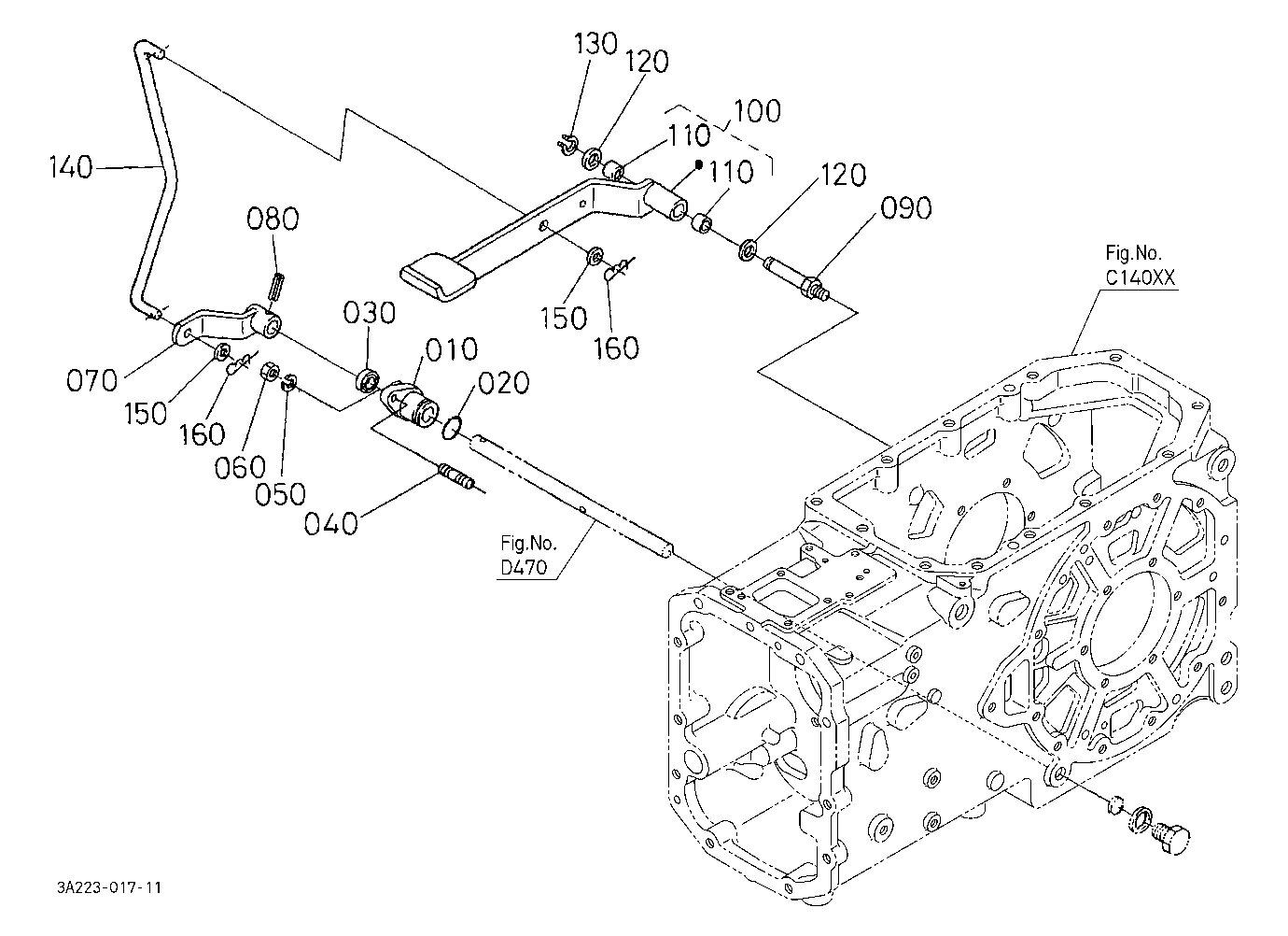 Rear Differential Lock Pedal [Rops Type]