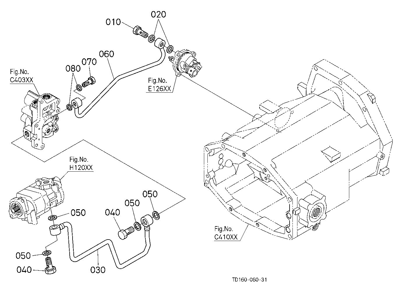 Pto Hydraulic Oil Line [Hst Type]