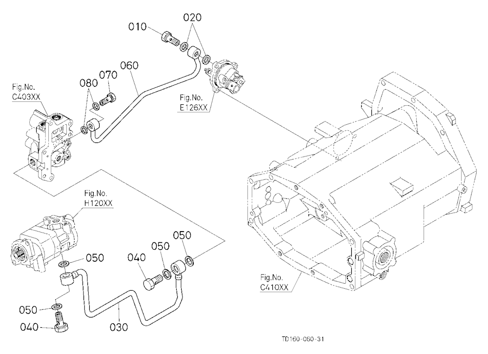 Pto Hydraulic Oil Line