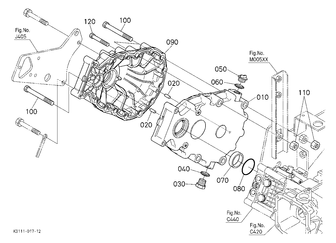 Rear Axle Case Rh