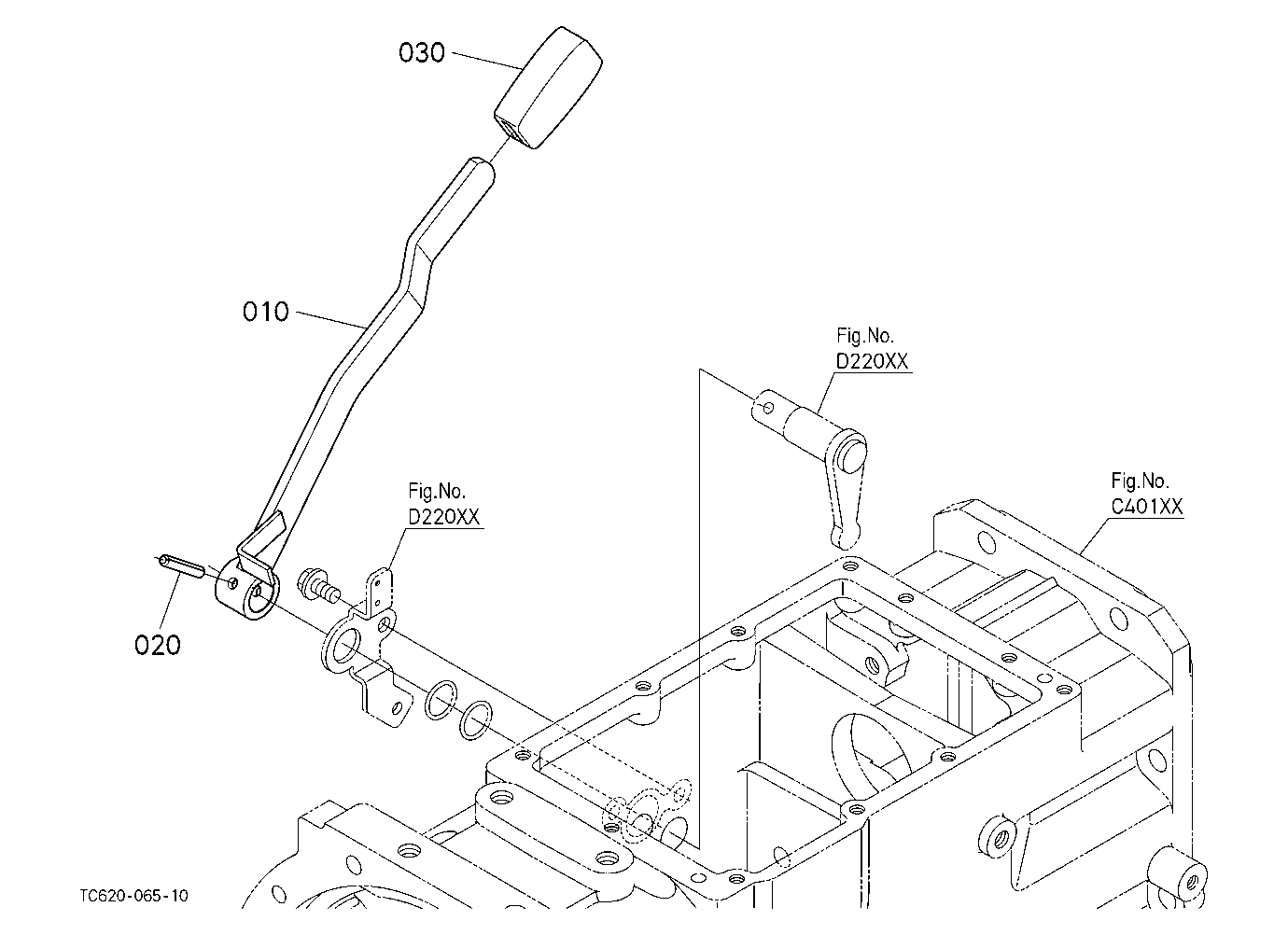Pto Gear Shift Lever