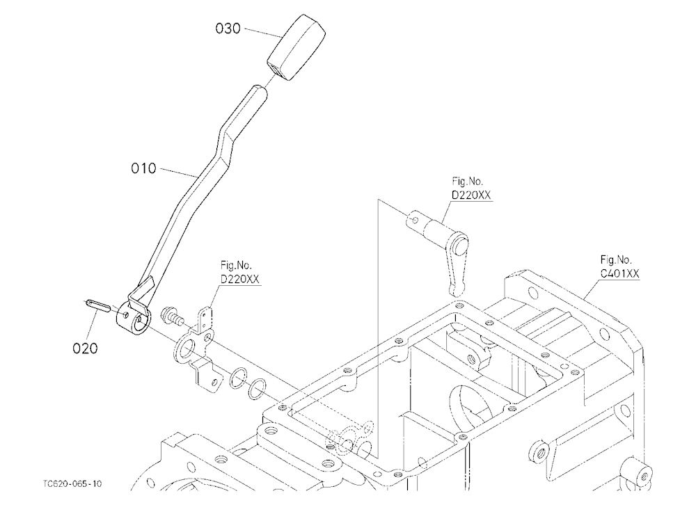 Pto Gear Shift Lever