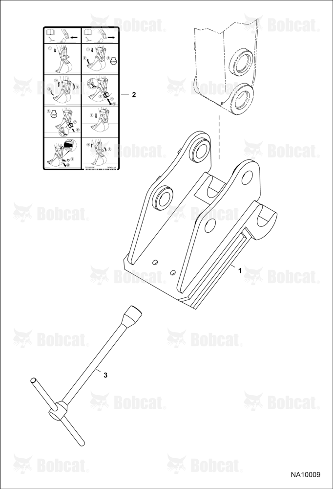 Bucket Link (Pin-On X-Change) (German Style System)