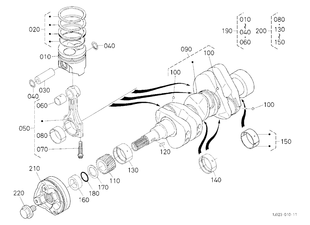 Piston And Crankshaft