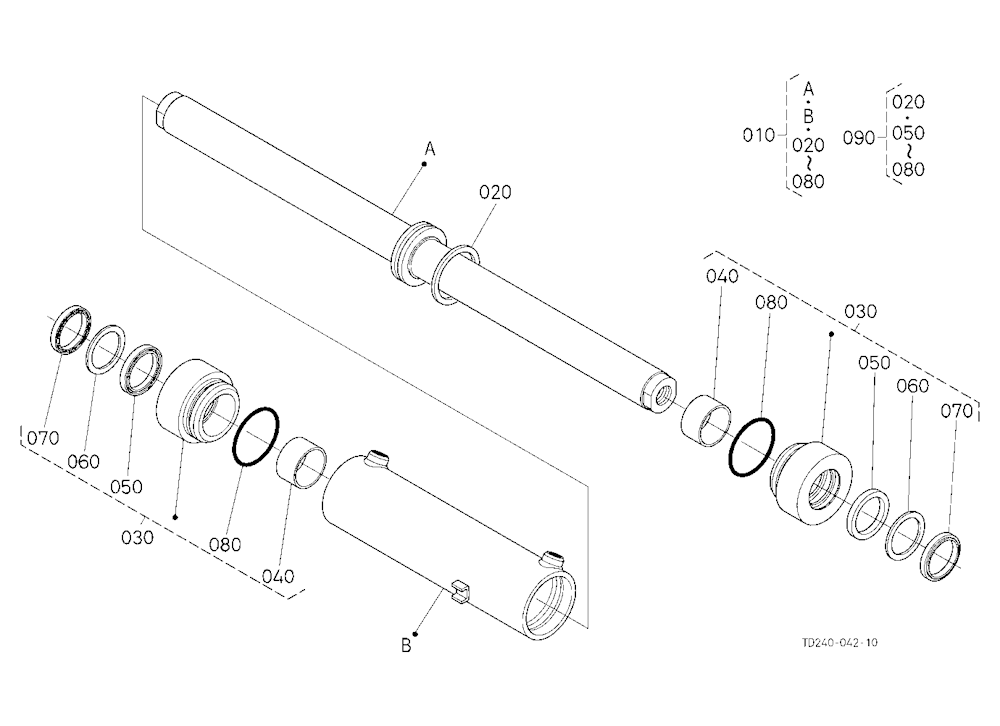Steering Cylinder [Component Parts] [Old]