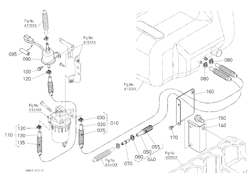 Fuel Pipe (Fuel Pump/Separator)