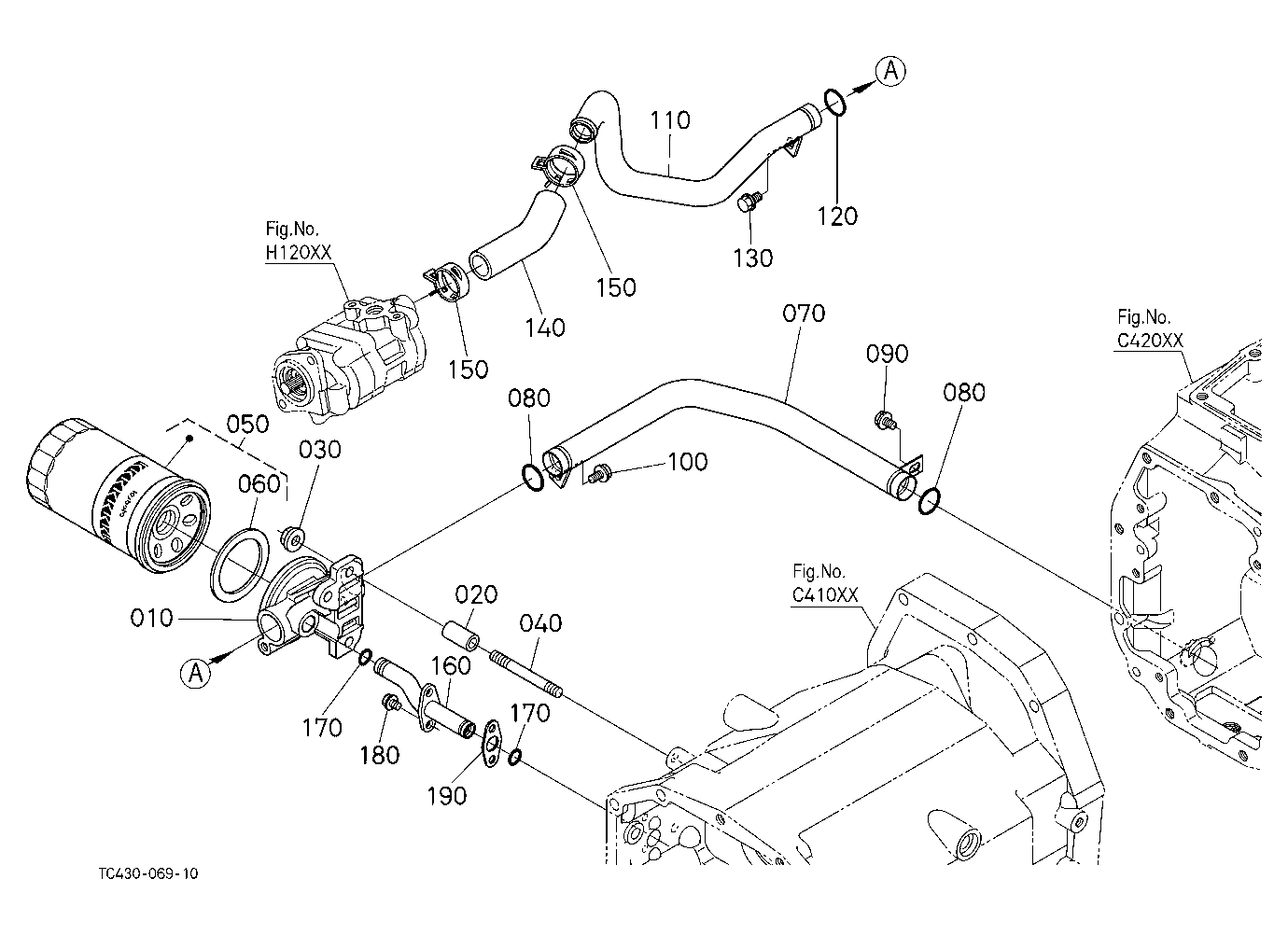 Hydraulic Oil Line (Inlet)