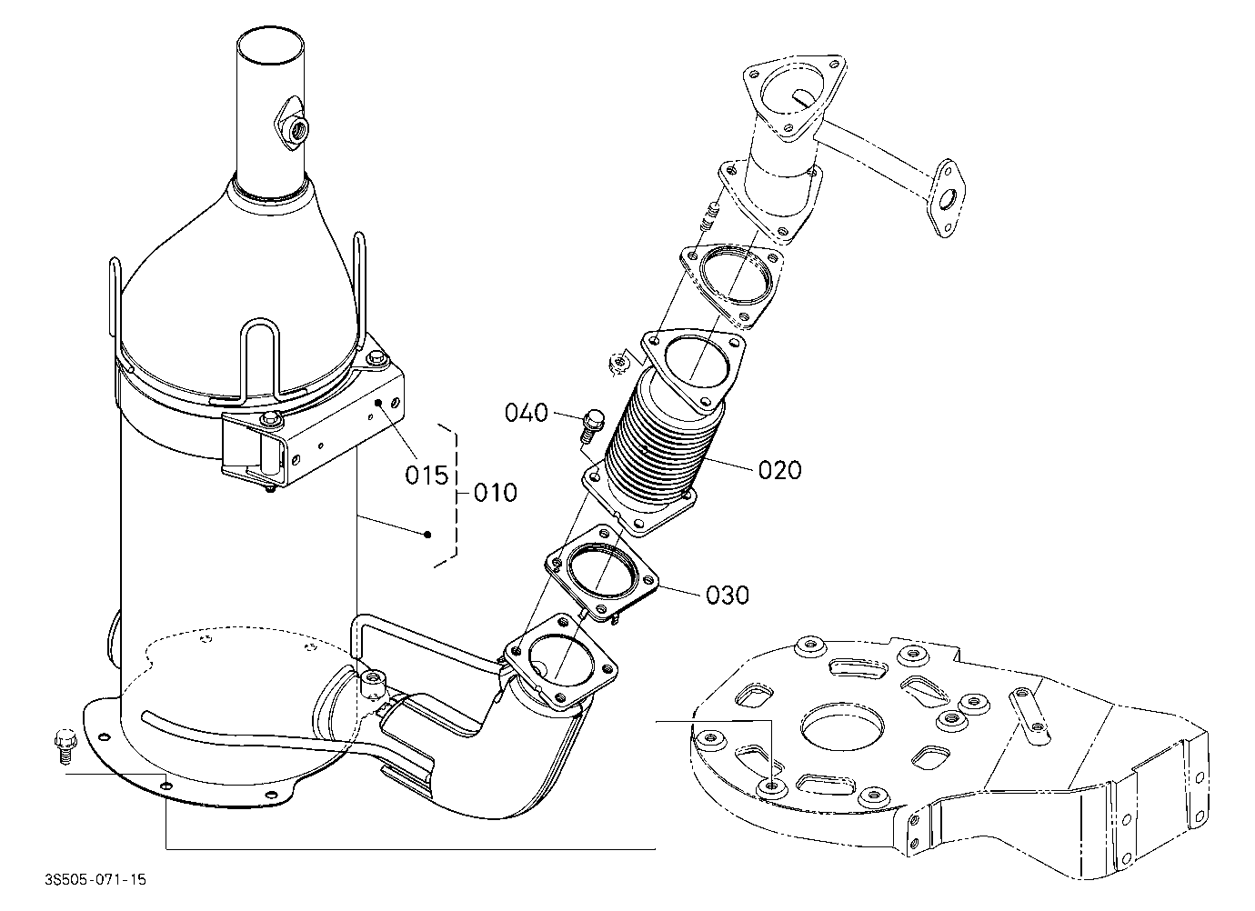 Selective Catalytic Reduction Muffler