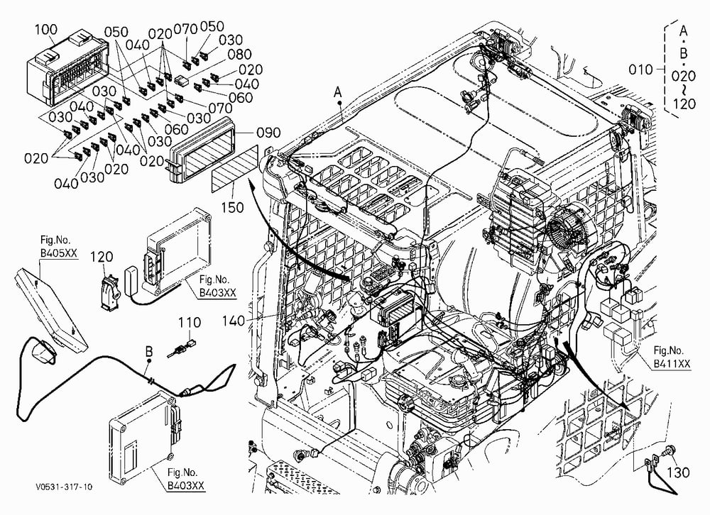WIRE HARNESS (BODY) [AIR SUSPENSION SEAT] [EXCEPT
