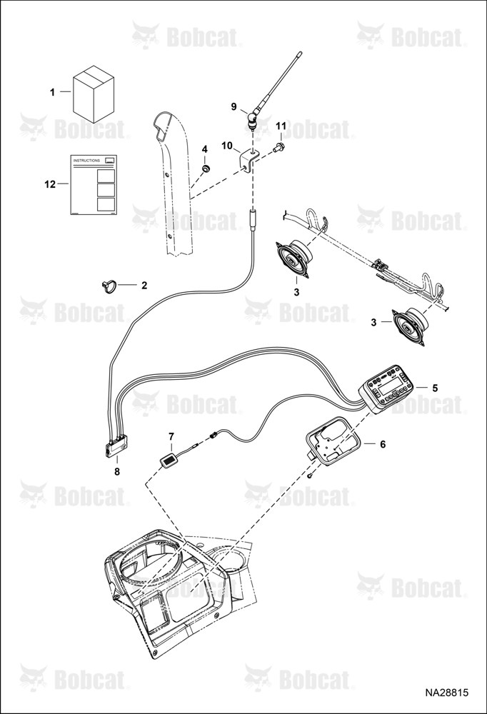 Radio Kit (DAB Radio) (Speakers and Antenna)
