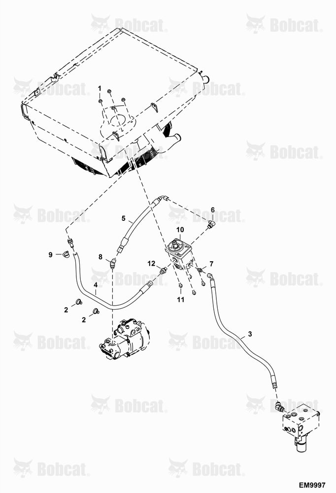 Hydraulic Circuitry (Fan Motor) (Non-reversible)