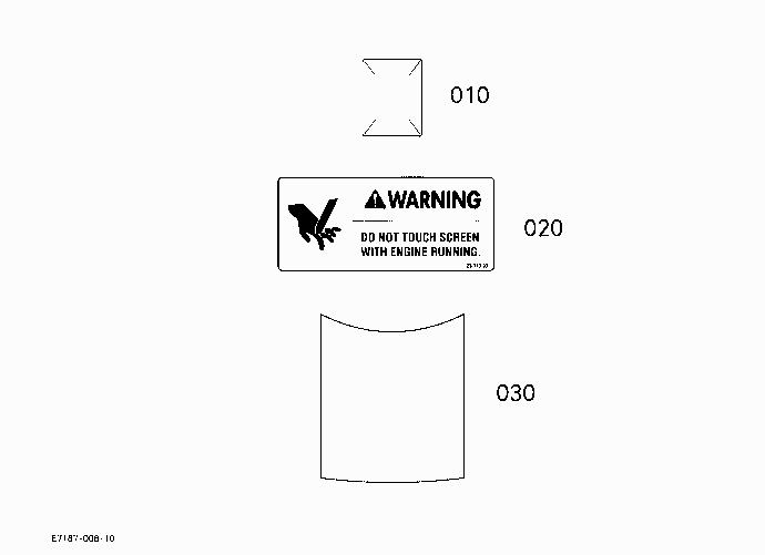 LABEL (ENGINE) (T1880A S.No.<=21102)