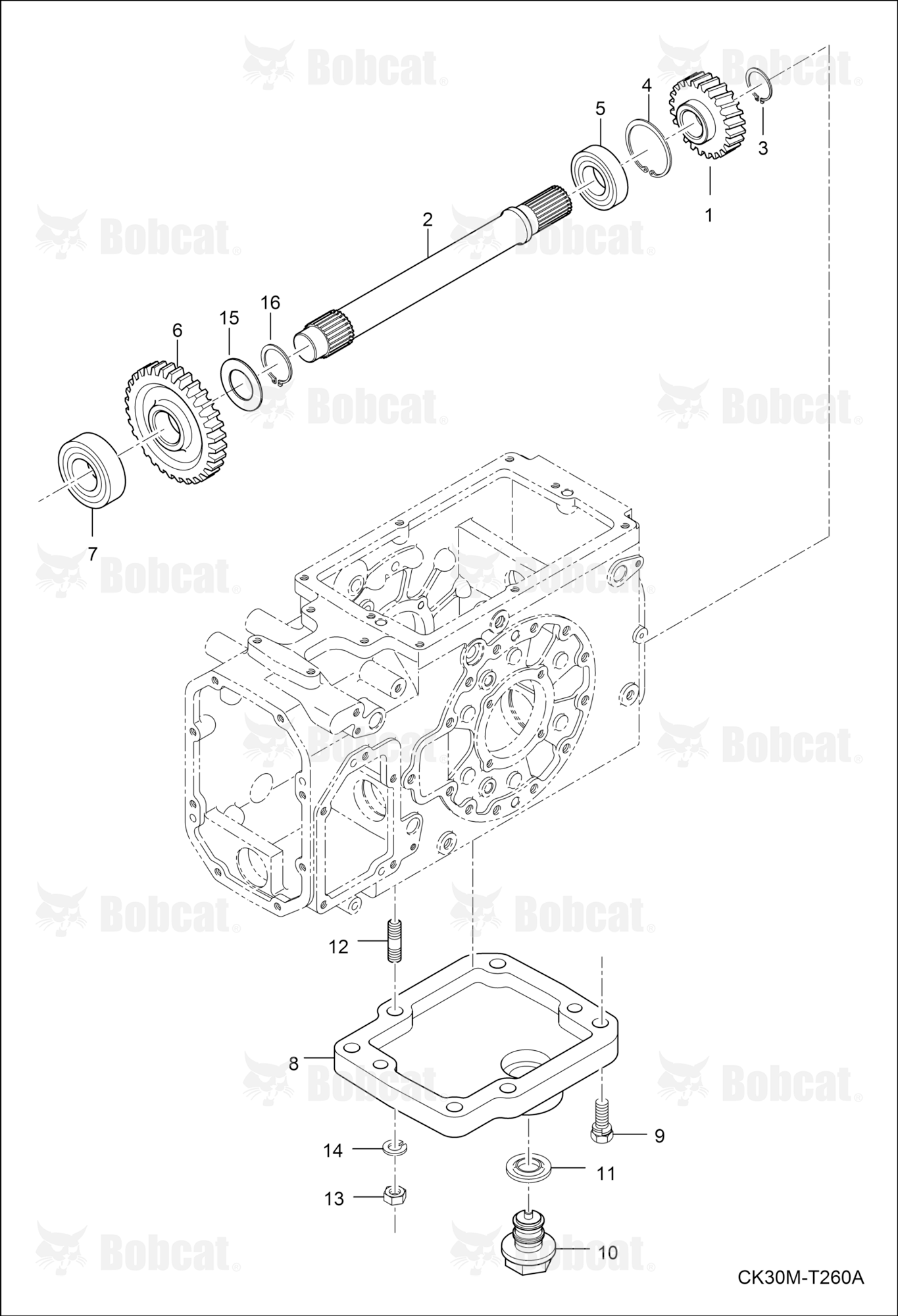 MID PTO Shaft Group (W/O MID PTO)
