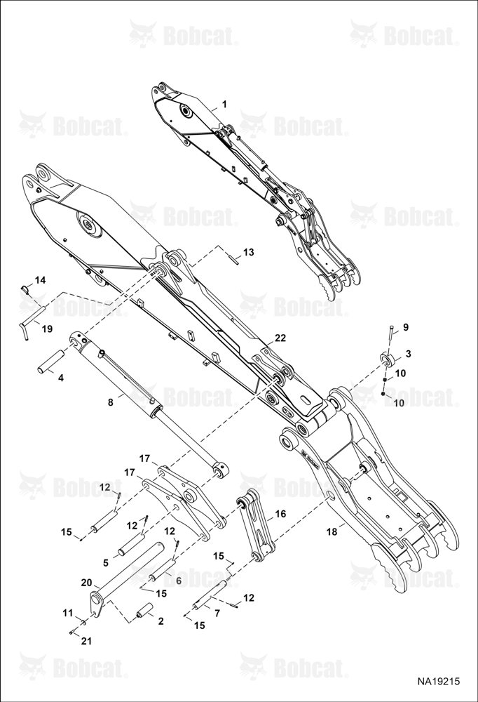 Clamp (E165) (PL070QH) (18T-900/1050-5T) (Factory Option Only)  B56E00101 & Above