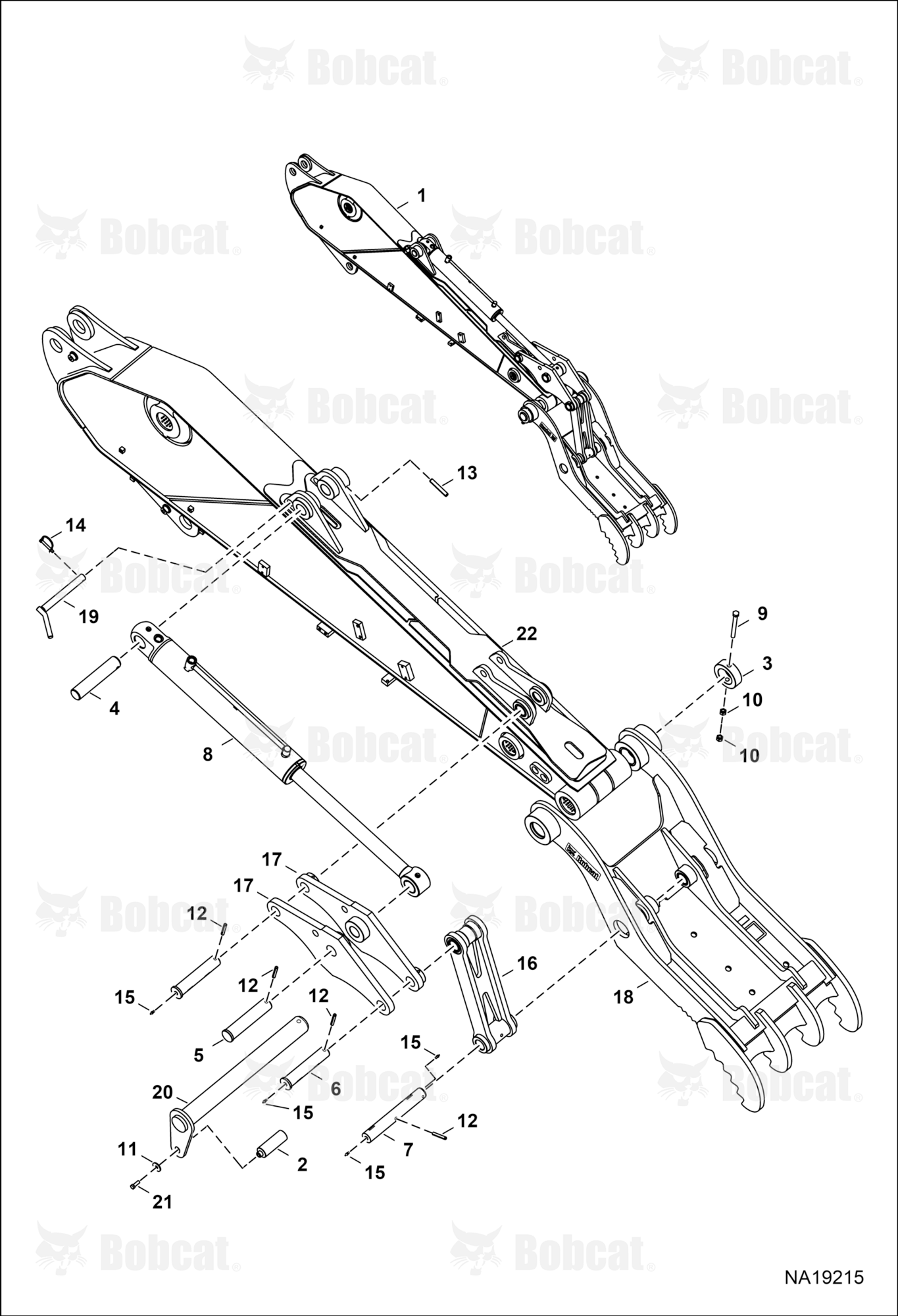 Clamp (E165) (PL070QH) (18T-900/1050-5T) (Factory Option Only)  B56E00101 & Above