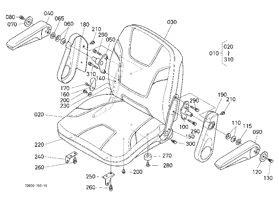 Seat [Component Parts] [Rops Type]