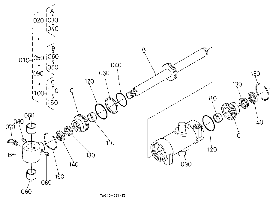 Steering Cylinder [Component Parts]