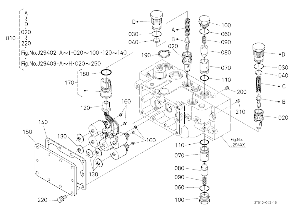 Front Suspension Valve (Relief/Check) [Component P
