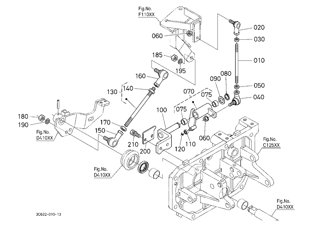 Main Gear Shift Rod
