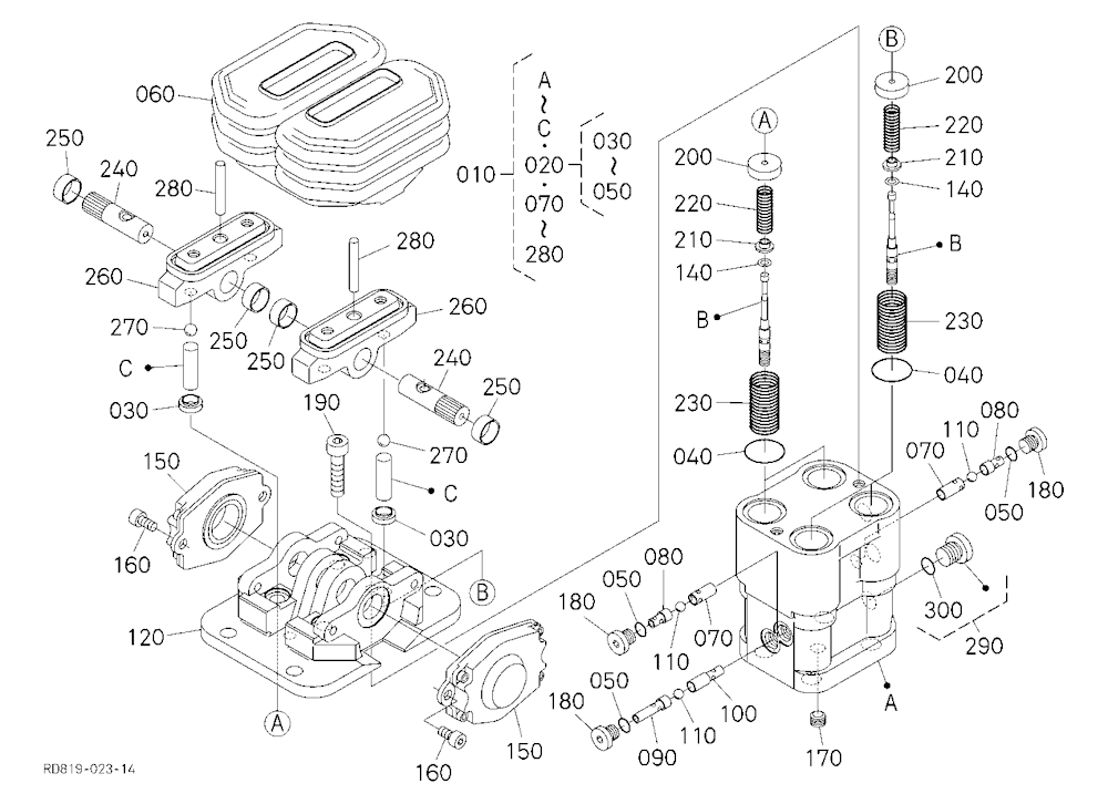 Pilot Valve (Travel) [Component Parts]