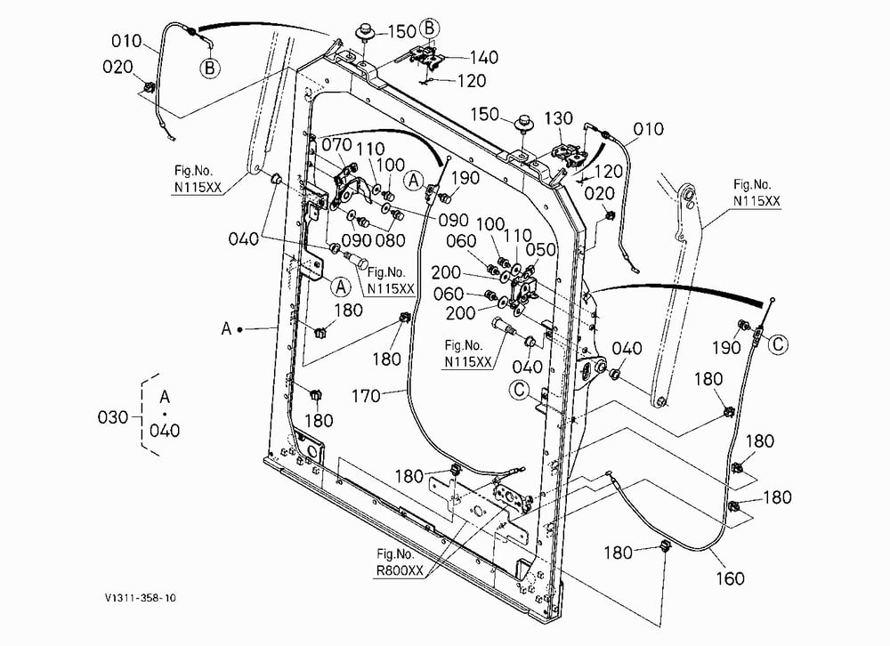 DEMOLITION GUARD KIT(FRAME) [V1314-96821] [OPTION]
