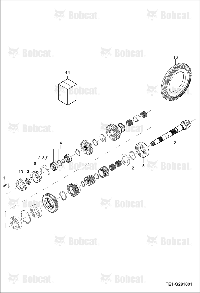 Spiral Bevel Pinion Shaft Group