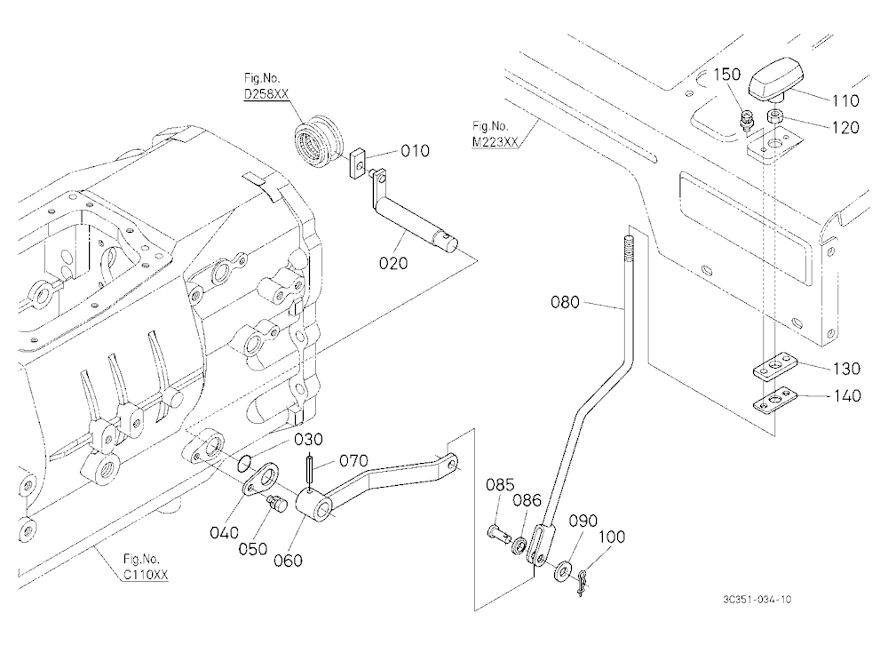 Front Wheel Drive Lever