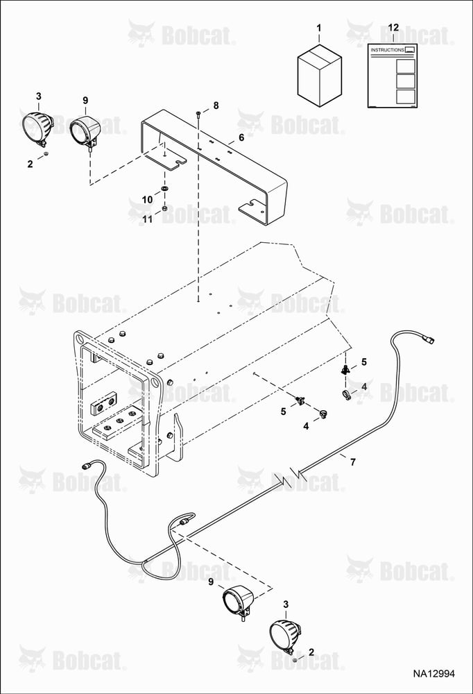 Boom Work Light Kit