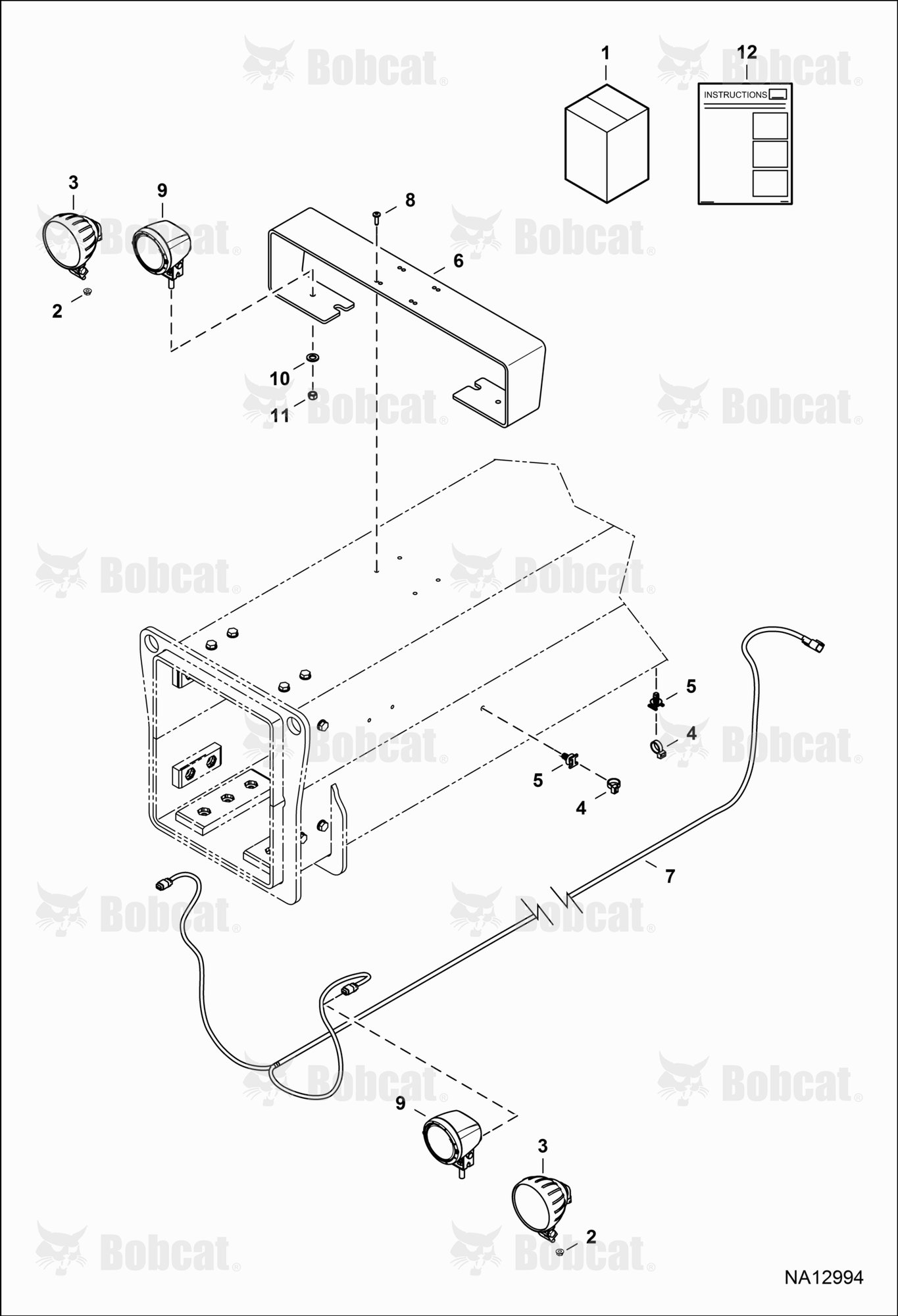 Boom Work Light Kit