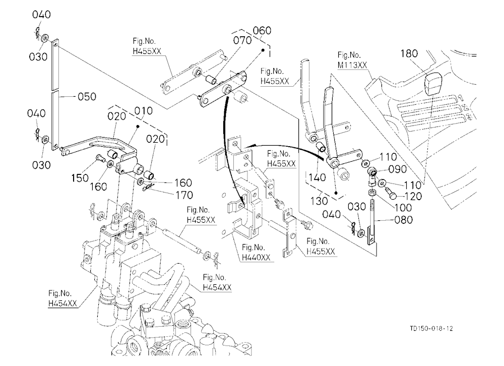 Auxiliary Control Valve Lever (2Nd) [Ca]