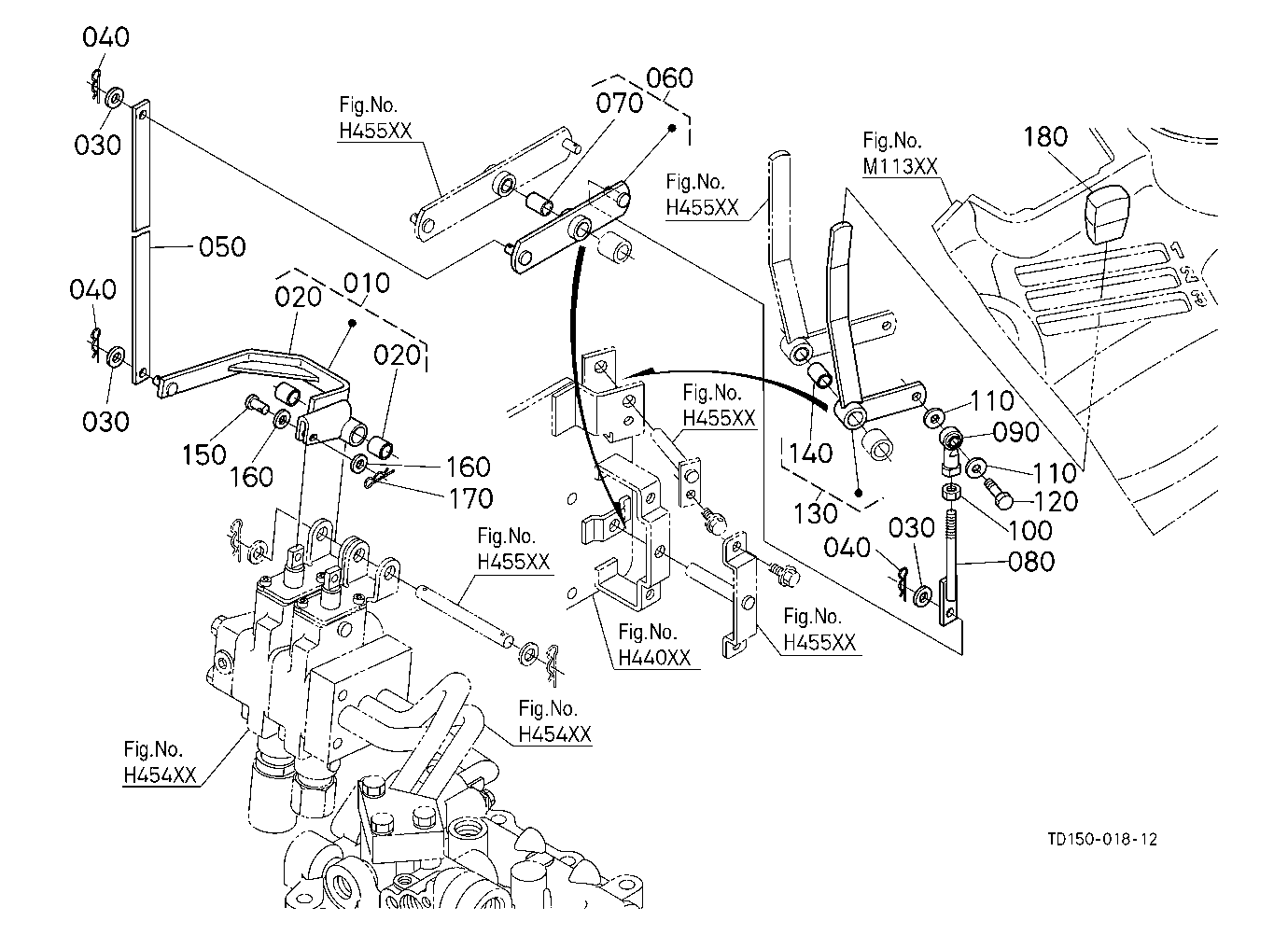 Auxiliary Control Valve Lever (2Nd) [Ca]