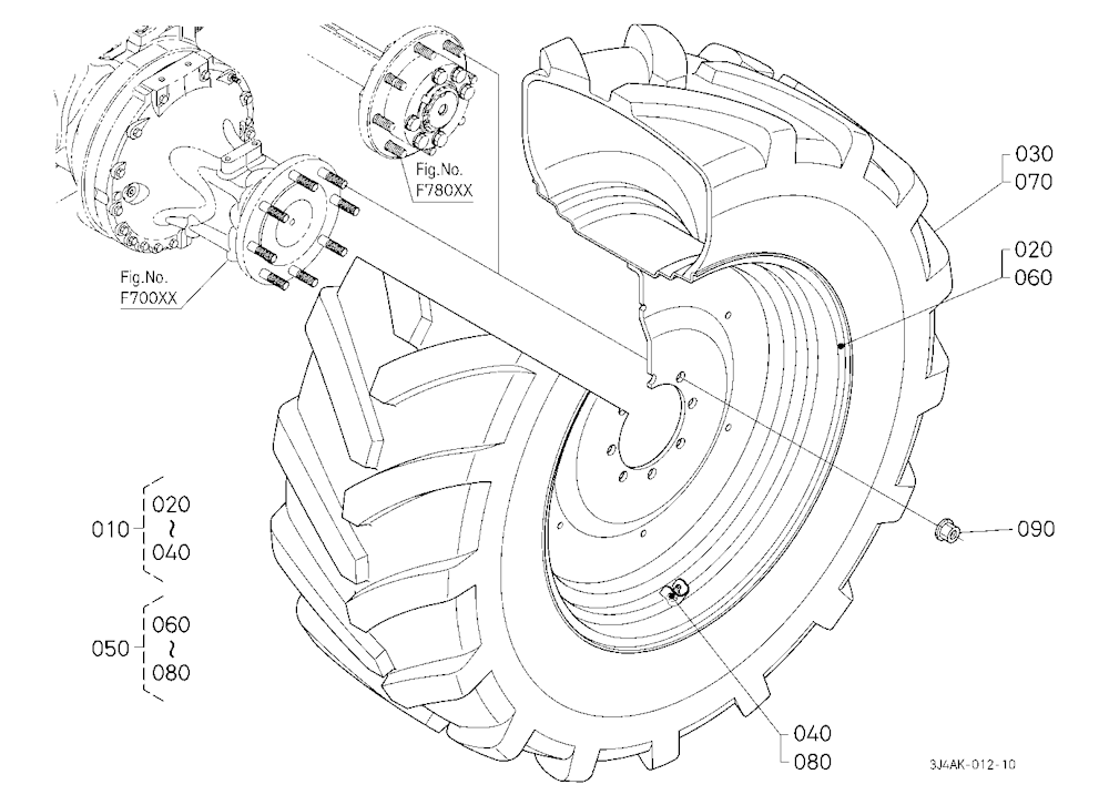 Rear Wheel (650/65R38) [Firestone]