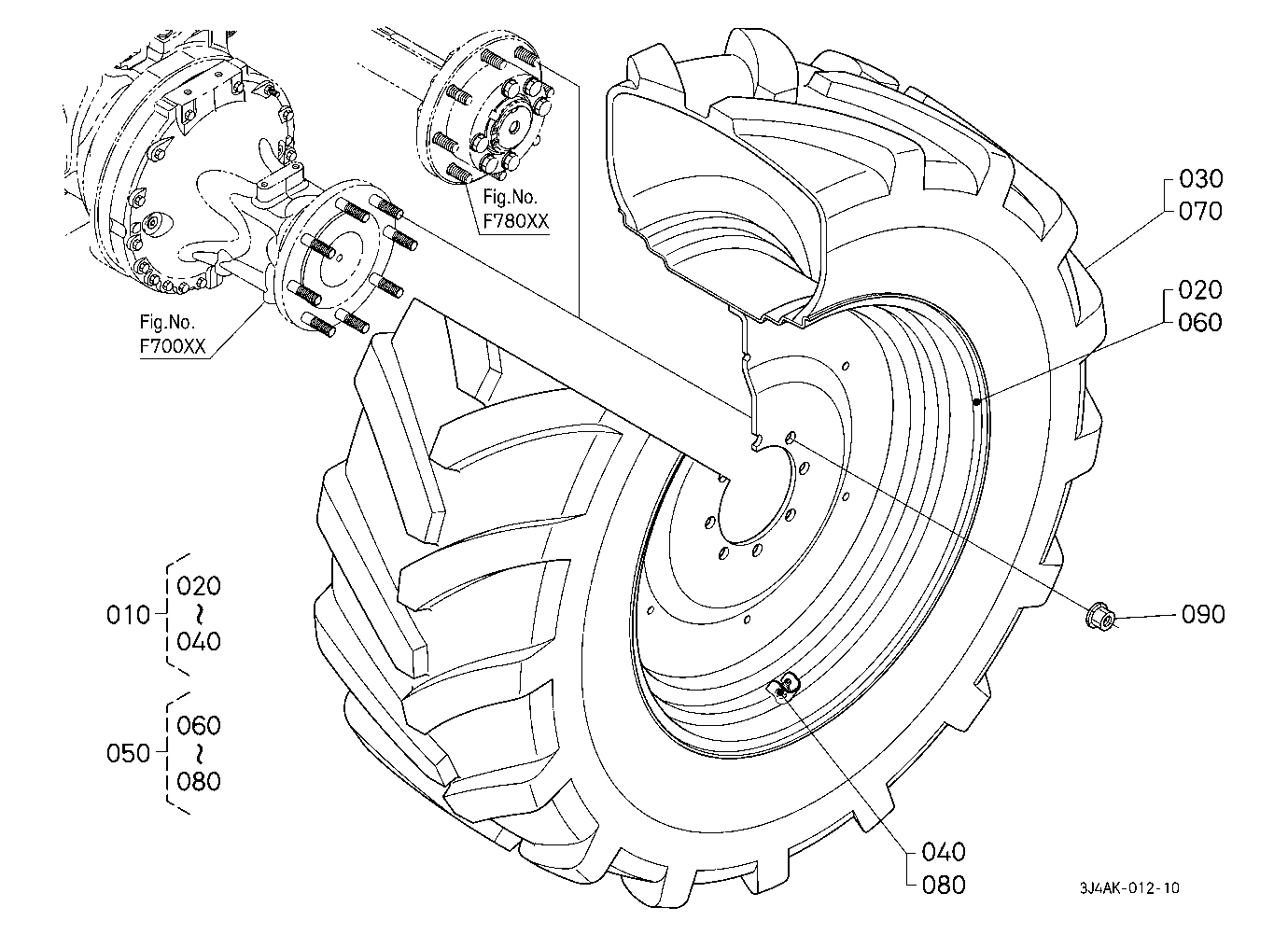 Rear Wheel (650/65R38) [Firestone]