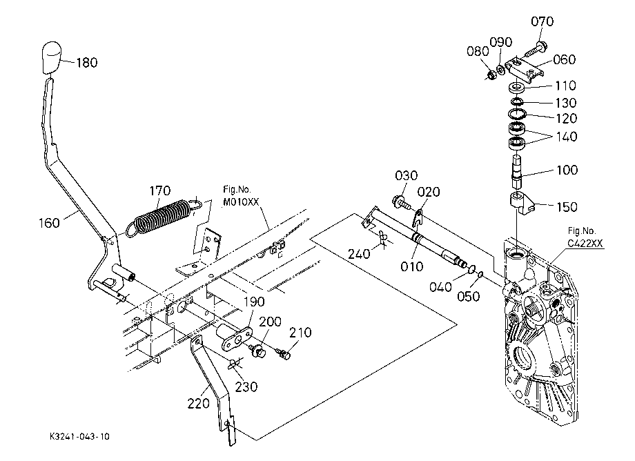 Pto Gear Shift Lever