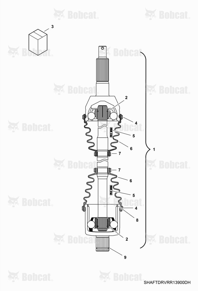 Drive TRAIN, Rear Drive Shaft