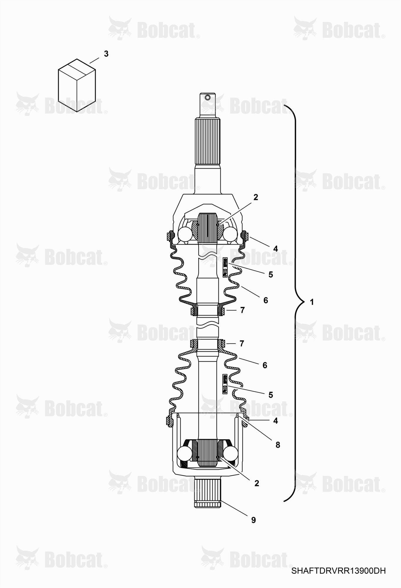 Drive TRAIN, Rear Drive Shaft
