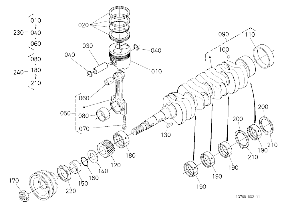 Piston And Crankshaft