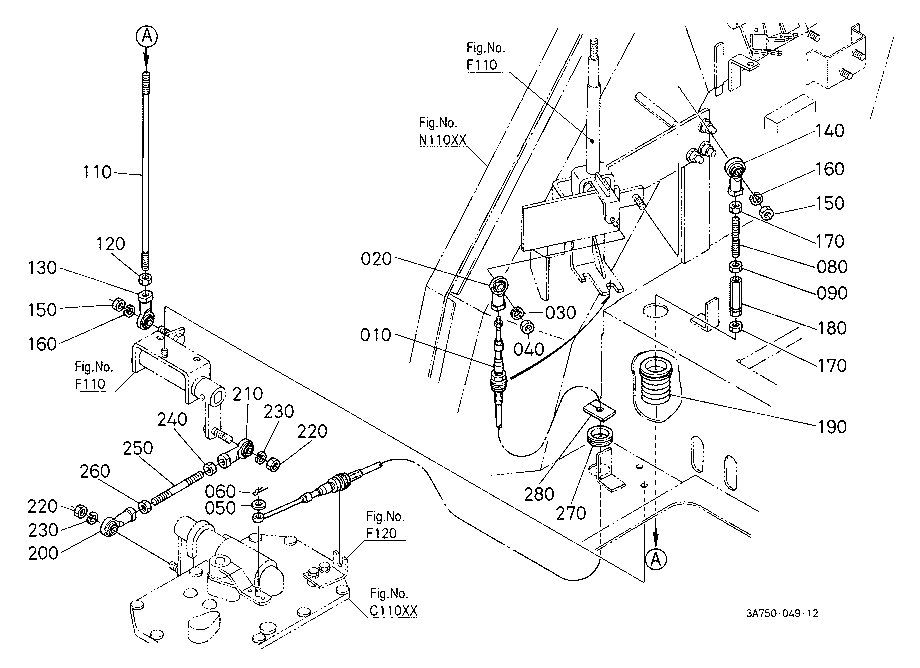 Main Gear Shift Rod
