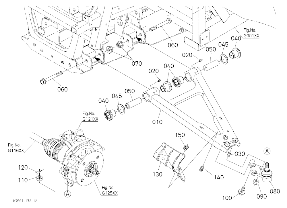 Front Suspension Arm (Left Lower)