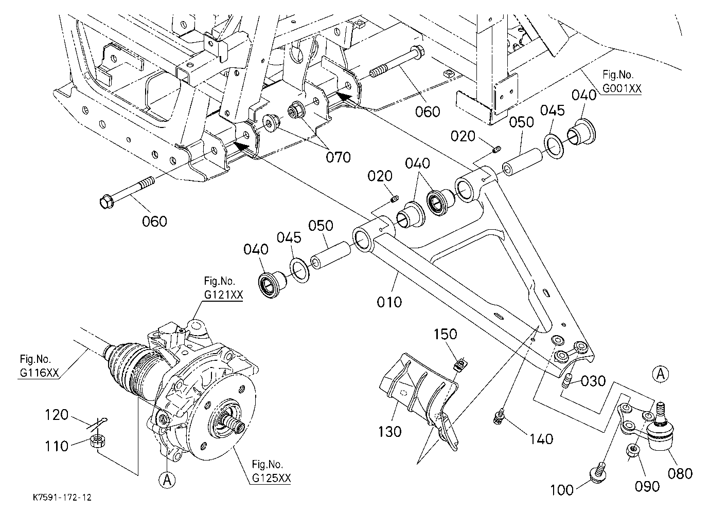 Front Suspension Arm (Left Lower)